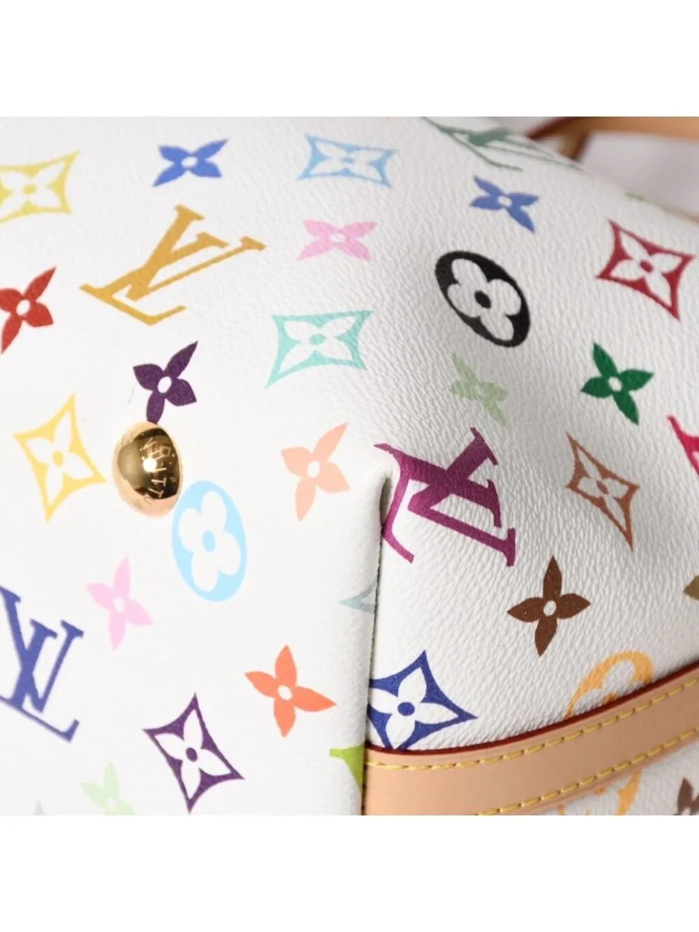 Louis Vuitton LV TM Carryall PM Shoulder Bag Monogram Multicolor Takashi